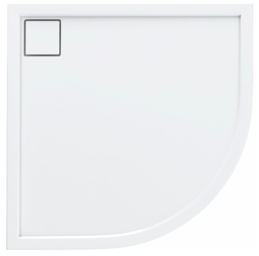 Brodzik półokrągły 100x100x5cm Schedpol Omega 3.0460 R55
