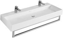 Przejdź do produktu Villeroy&Boch Memento Umywalka 120x47 cm do 2 armatur 1-otworowych