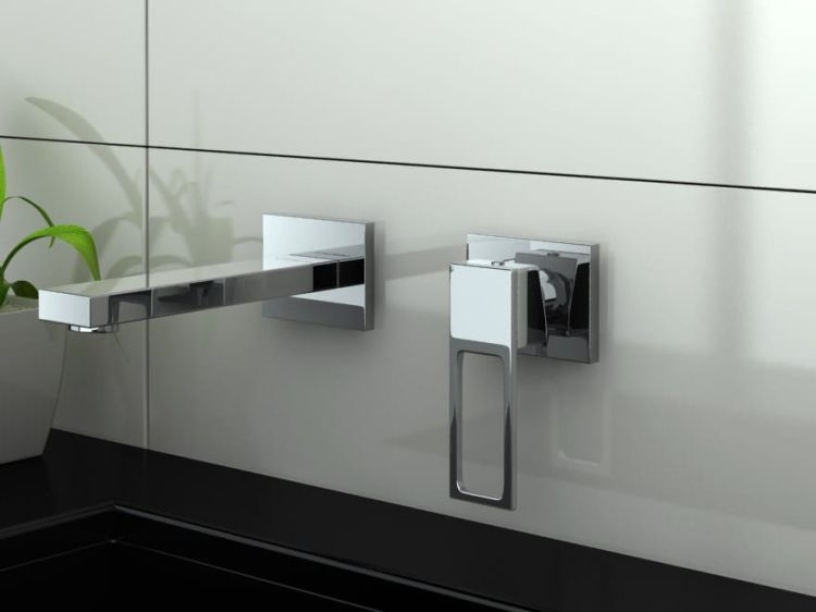 Bateria umywalkowa podtynkowa z wylewką 20 cm Kohlman Nexen QW183U chrom