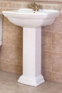 Umywalka retro 60x47 cm z postumentem Kerra Kleopatra 13