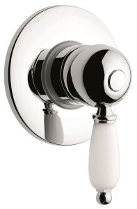 Bateria prysznicowa Retro podtynkowa 1-drożna Emmevi Laguna 40009CR chrom