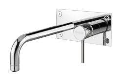 Bateria umywalkowa podtynkowa z wylewką 20,3 cm kompletna Sapho Rhapsody 5593 chrom