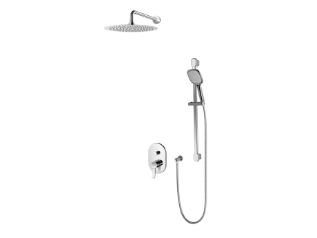 Przejdź do produktu Zestaw natryskowy, podtynkowy z deszczownicą 20 cm , drążkiem prysznicowym ze słuchawką i baterią Vedo Cento IV VBC1224/20 chrom