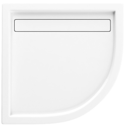 Brodzik półokrągły 90x90x6,5cm Schedpol Camparo 3.084 R55