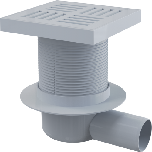 Kratka ściekowa plastikowa 150x150/50 mm odpływ boczny Alcaplast APV5211