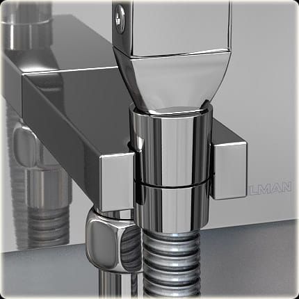 Bateria bidetowa bidetka Kohlman Excelent QW138H chrom