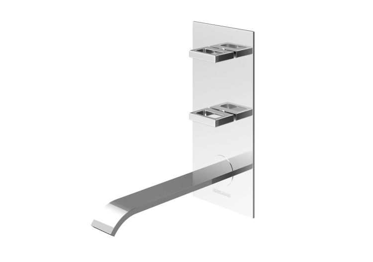 Bateria umywalkowa podtynkowa z wylewką 18 cm Kohlman Nexen-S SQW196U chrom