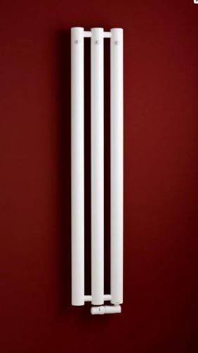 Grzejnik łazienkowy biały 29,2x150 cm PMH Rosendal Massive R70/3W