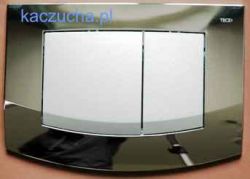 TECE Ambia przycisk spłukujący, 2 ilości wody (chrom połysk/chrom mat) 9240254