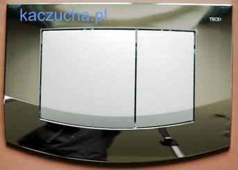 TECE Ambia przycisk spłukujący, 2 ilości wody (chrom połysk/chrom mat) 9240254