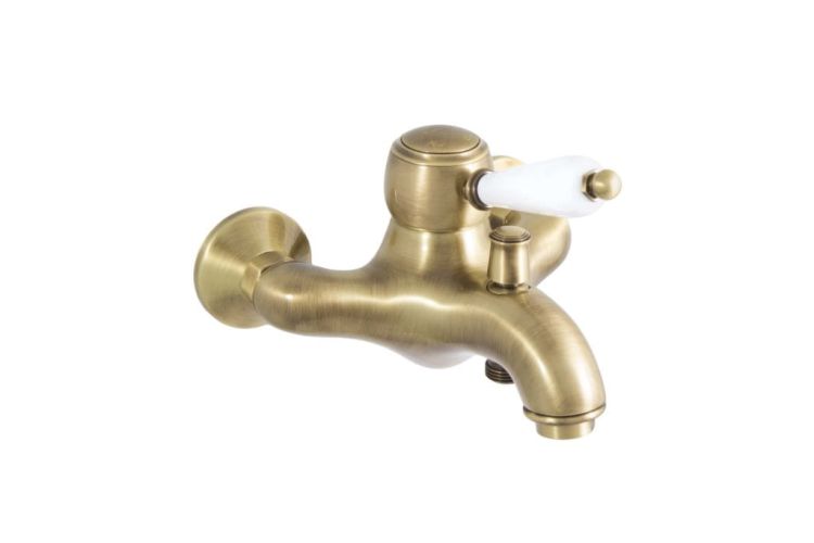 Bateria wannowa Retro ścienna Emmevi Laguna 40061BR bronzo