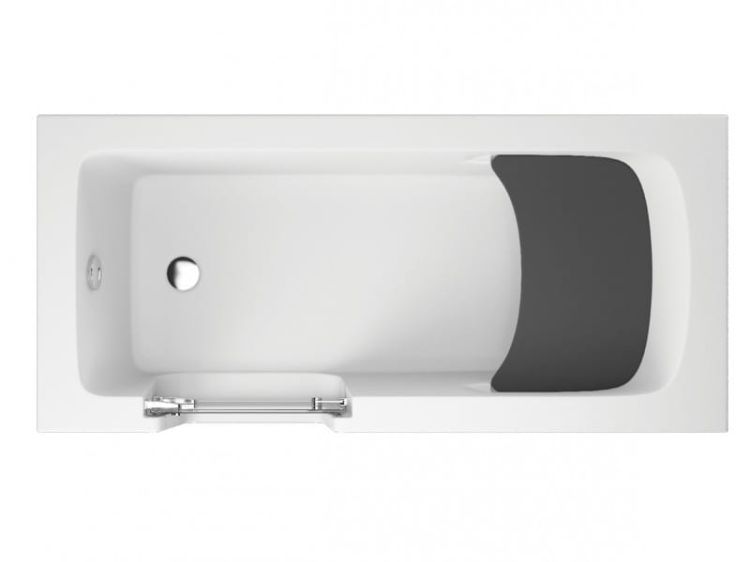 Wanna prostokątna dla niepełnosprawnych 180x80 cm Polimat VOVO 00016