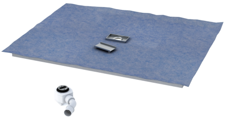 Przejdź do produktu Brodzik podpłytkowy prostokątny 80x120x11,5cm Schedpol Shortline S4 z odpływem punktowym do wypełnienia kaflem 10.008/OP+10.060/SL