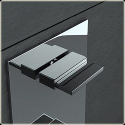 Bateria wannowa podtynkowa Kohlman Excelent QW217H chrom
