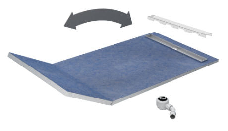 Przejdź do produktu Brodzik podpłytkowy prostokątny 130+50x80x5cm Schedpol Slim Lux 10.114/OLSL
