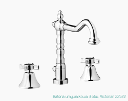 bateria umywalkowa 3-otworowa Victorian