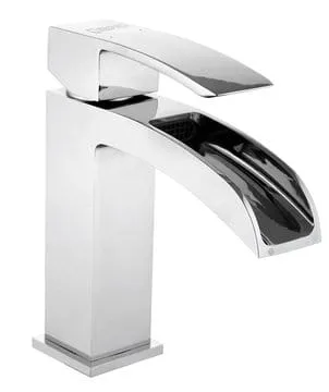 Bateria umywalkowa z wylewką kaskadową 16 cm Sapho Ginko 1101-05 chrom
