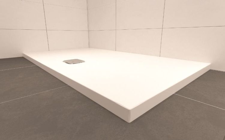 Brodzik prostokątny 100x90cm Riho Basel D005020005 superpłaski, biały