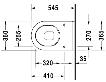 Przejdź do produktu Miska toaletowa wisząca comfort 36x54,5cm Duravit Starck 3 221509 z deską wolnoopadającą 006389