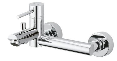 Przejdź do produktu Bateria wannowa ścienna z przyłączem do węża Sapho Rhapsody 5582 chrom