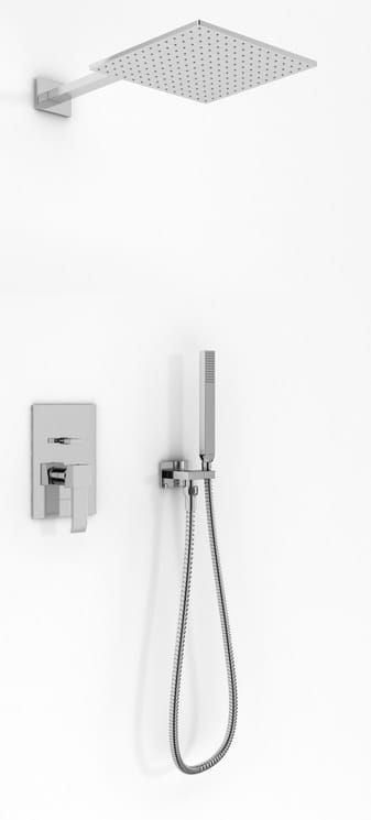 Zestaw prysznicowy z deszczownicą kwadratową 30x30 cm Kohlman chro Axis QW210NQ30 chrom