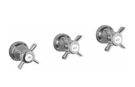 Przejdź do produktu Bateria prysznicowa podtynkowa Retro z przełącznikiem  dwudrożnym Giulini Giovanni Parigi 7316W2 chrom