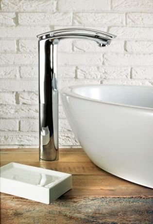 Przejdź do produktu Bateria umywalkowa wysoka 33,5 cm Sapho Flo 7030AL chrom
