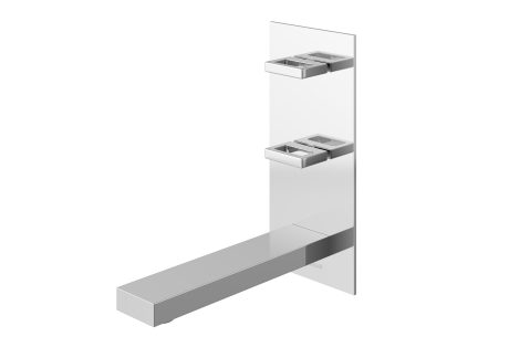 Przejdź do produktu Bateria umywalkowa podtynkowa pionowa z wylewką 18 cm Kohlman Nexen QW196U chrom