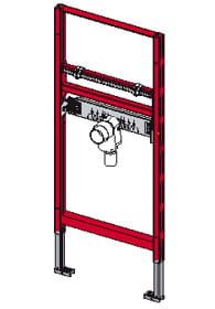 Stelaż montażowy pod umywalkę TECE - profil - z syfonem podtynkowym 9310004