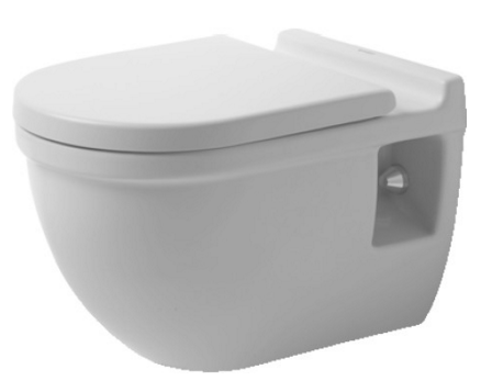 Przejdź do produktu Miska toaletowa wisząca comfort 36x54,5cm Duravit Starck 3 221509 z deską wolnoopadającą 006389