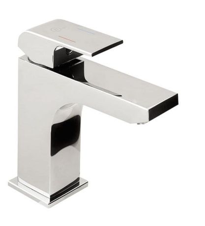 Przejdź do produktu Bateria umywalkowa 11 cm bez korka z wylewką kaskadową Dimy UN45276/S chrom
