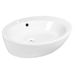 Umywalka nablatowa owalna 60x47 cm Kerra KR 726