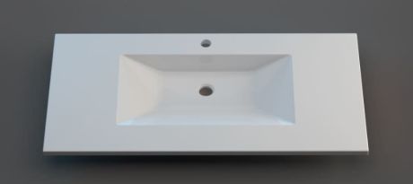 Przejdź do produktu Umywalka na wymiar, z materiałów Solid Surface i misą Connect SOL