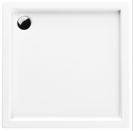 Przejdź do produktu Brodzik kwadratowy 80x80x14cm Schedpol Competia 3.0160
