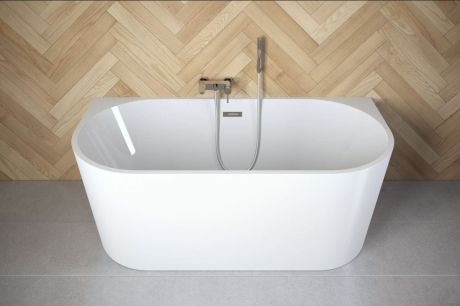 Przejdź do produktu Wanna wolnostojąca przyścienna 170x80 cm Besco Vica 170 #WAS-170-V