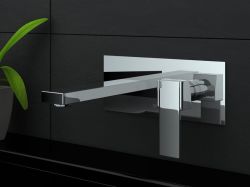 Bateria umywalkowa podtynkowa z wylewką 20 cm Kohlman Excelent QW188H chrom