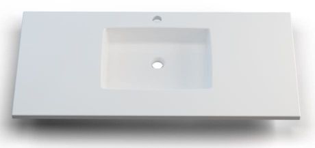 Przejdź do produktu Umywalka na dowolny wymiar z Corianu z misą Box Sol