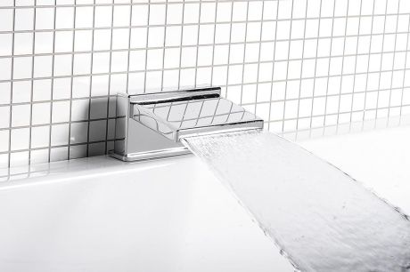 Przejdź do produktu Wylewka kaskadowa na brzeg wanny Sapho 5106 chrom