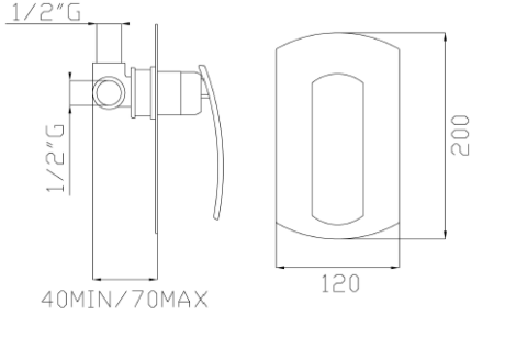 Przejdź do produktu Bateria prysznicowa podtynkowa 1-drożna kompletna Sapho Flo 7189 chrom