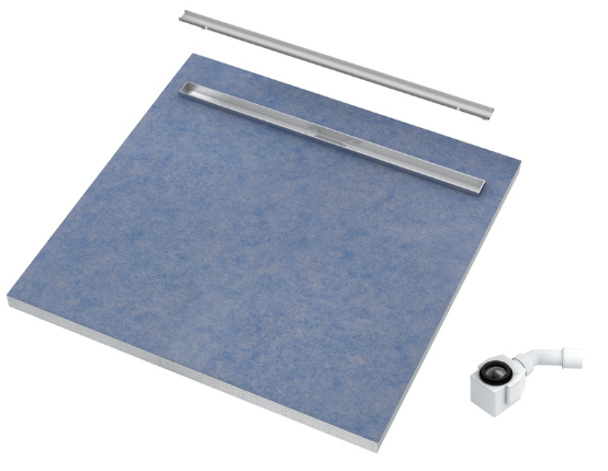 Brodzik podpłytkowy 80x80x5cm Schedpol Slim Lux 10.101/OLPL