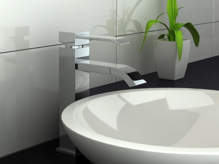 Bateria umywalkowa wysoka Kohlman Axis QB170N chrom 