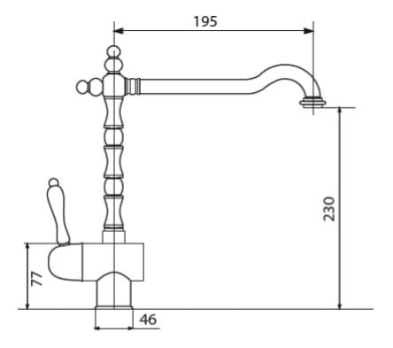 Przejdź do produktu Bateria umywalkowa Retro z korkiem automatycznym Giulini Praga 7527 bronzo