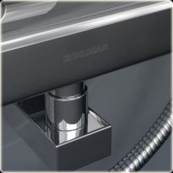 Zestaw prysznicowy z deszczownicą 20x15 cm Kohlman Foxal QW276F chrom