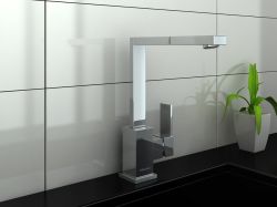 Bateria umywalkowa wysoka Kohlman Excelent QB150H chrom