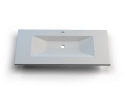 Umywalka konglomeratowa na indywidualny wymiar z misą Connect 68x31 cm