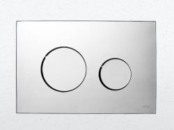 Przycisk spłukujący z tworzywa, chrom połysk TECE Loop 9240626