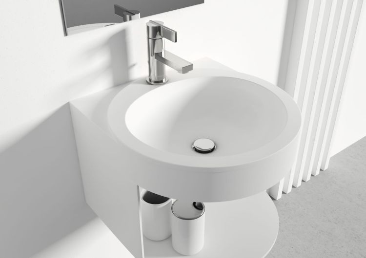 Bateria umywalkowa Kohlman Dexame QB100D chrom