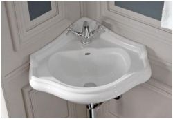Umywalka narożna 58x57,5 cm Kerasan Retro 103201 biała