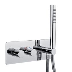 Bateria prysznicowo-wannowa podtynkowa termostatyczna Giulini Futuro 8278 chrom