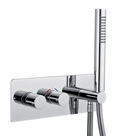 Przejdź do produktu Bateria prysznicowo-wannowa podtynkowa termostatyczna Giulini Futuro 8278 chrom